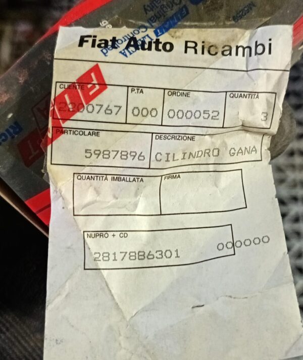 Cilindretto freno posteriore FIAT 5987896 per FIAT Duna, Fiorino, Elba