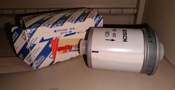 Filtro carburante BOSCH 7574020 per FIAT Croma e LANCIA Thema